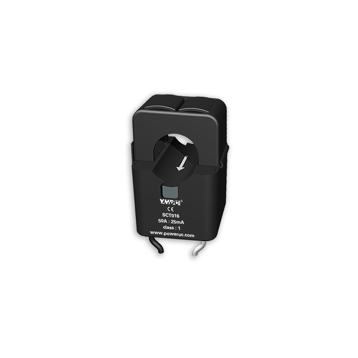 YHDC SCT 013 Input 5A-100A Output 1V/50mA Split Core Current Sensor AC Current Transformer 3.5 Mm Blue (50A/1V