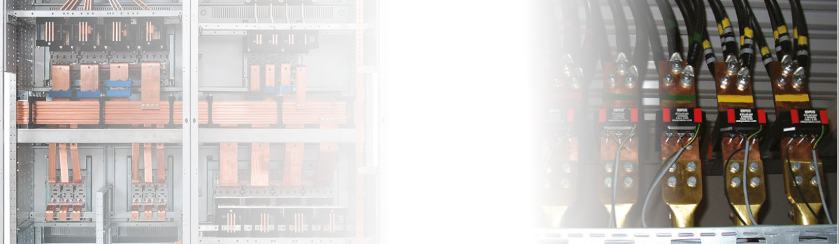 Copper busbar for installing current transformers