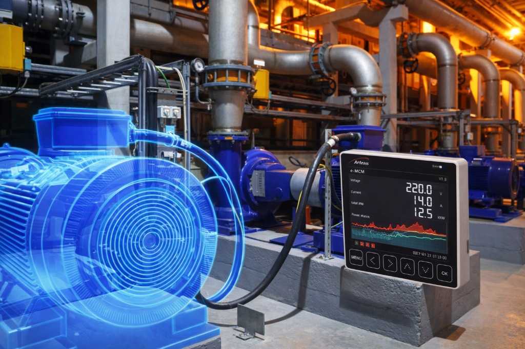 Why are current transducers so important in chillers, air compressors, and generators?
