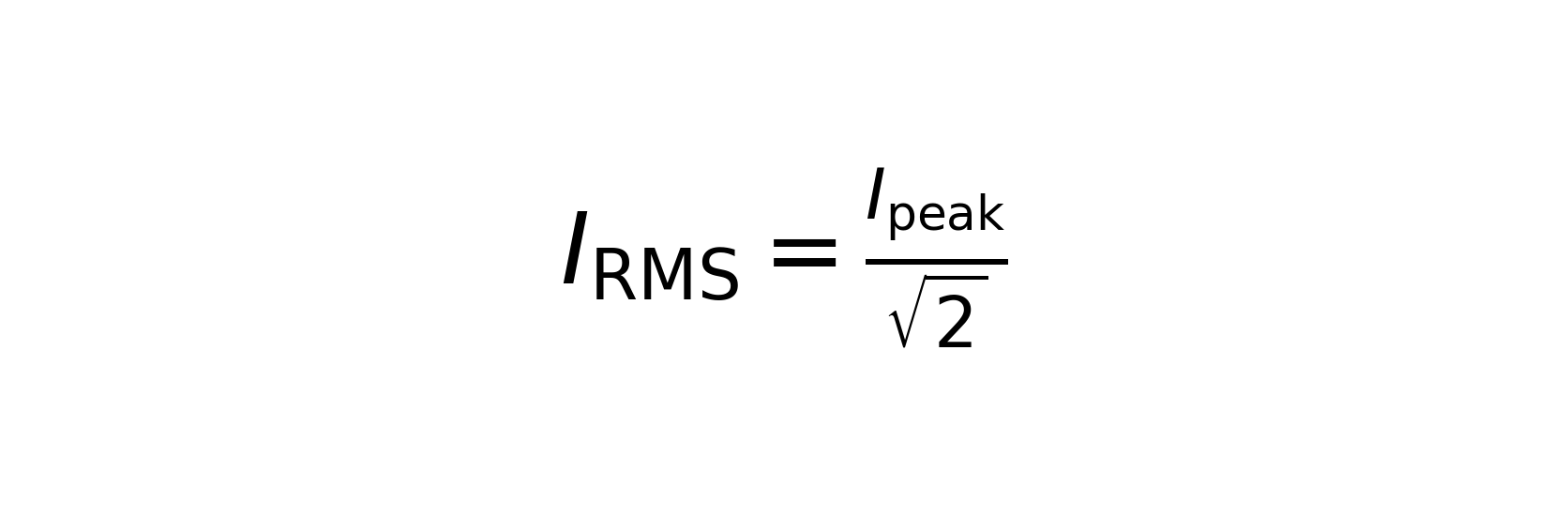 rms_peak_formula